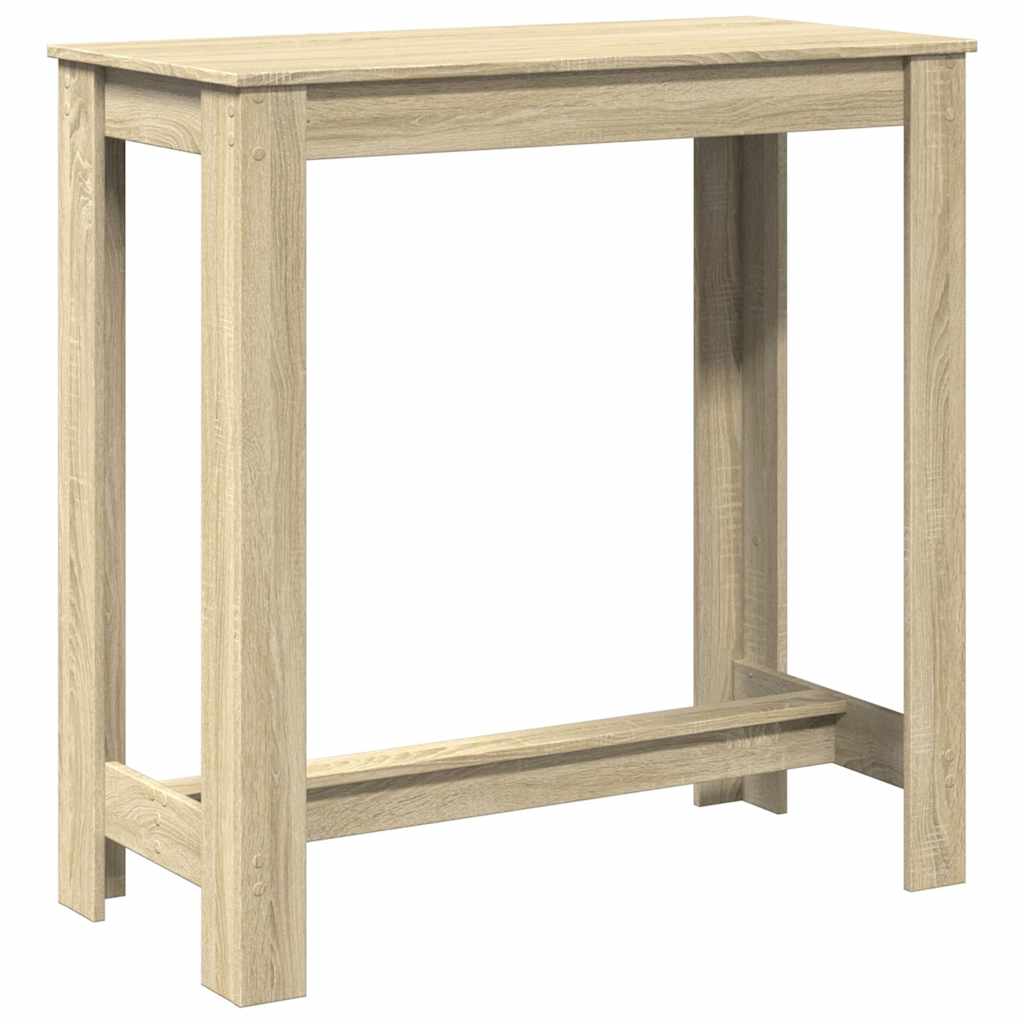vidaXL Bar Table Sonoma Oak 102x50x103,5 cm Engineered Wood 5