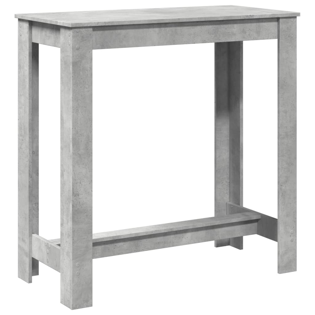 vidaXL Bar Table Concrete Grey 102x50x103,5 cm Engineered Wood 2