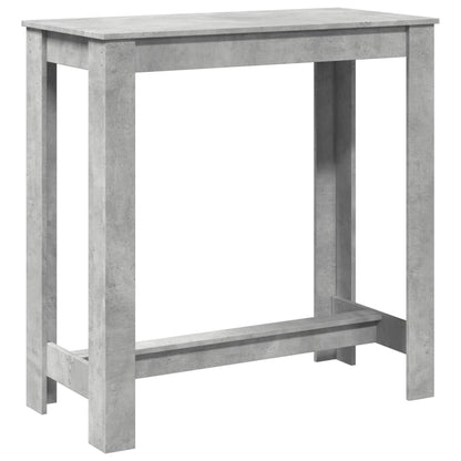 vidaXL Bar Table Concrete Grey 102x50x103,5 cm Engineered Wood 2