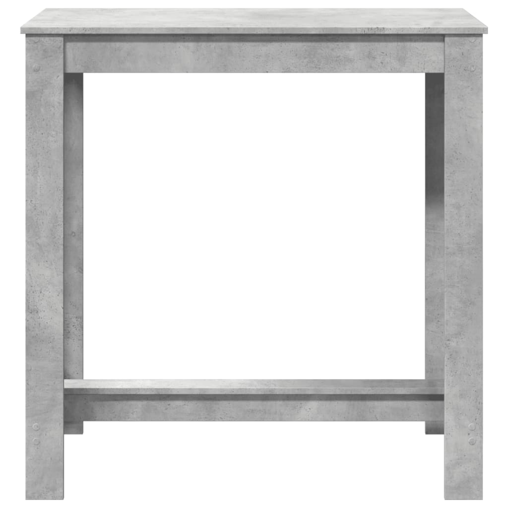 vidaXL Bar Table Concrete Grey 102x50x103,5 cm Engineered Wood 4