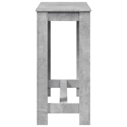 vidaXL Bar Table Concrete Grey 102x50x103,5 cm Engineered Wood 6