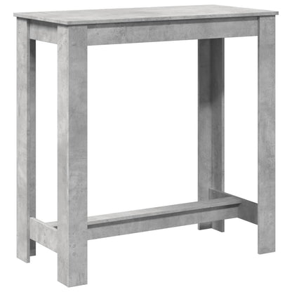 vidaXL Bar Table Concrete Grey 102x50x103,5 cm Engineered Wood 5