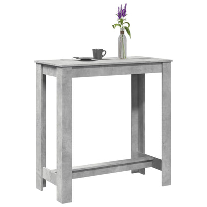 vidaXL Bar Table Concrete Grey 102x50x103,5 cm Engineered Wood 1