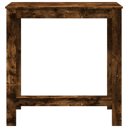 vidaXL Bar Table Smoked Oak 102x50x103,5 cm Engineered Wood 4
