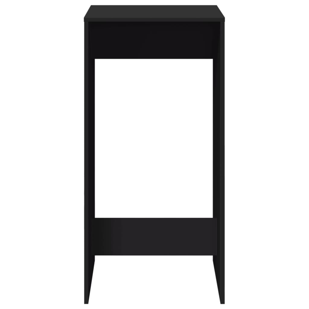 vidaXL Bar Table Black 51x50x103,5 cm Engineered Wood 4