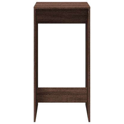 Bar Table Brown Oak Engineered Wood