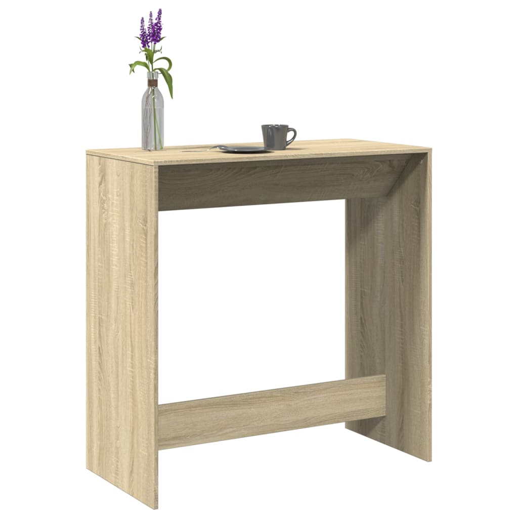 vidaXL Bar Table Sonoma Oak 102x50x103,5 cm Engineered Wood 1