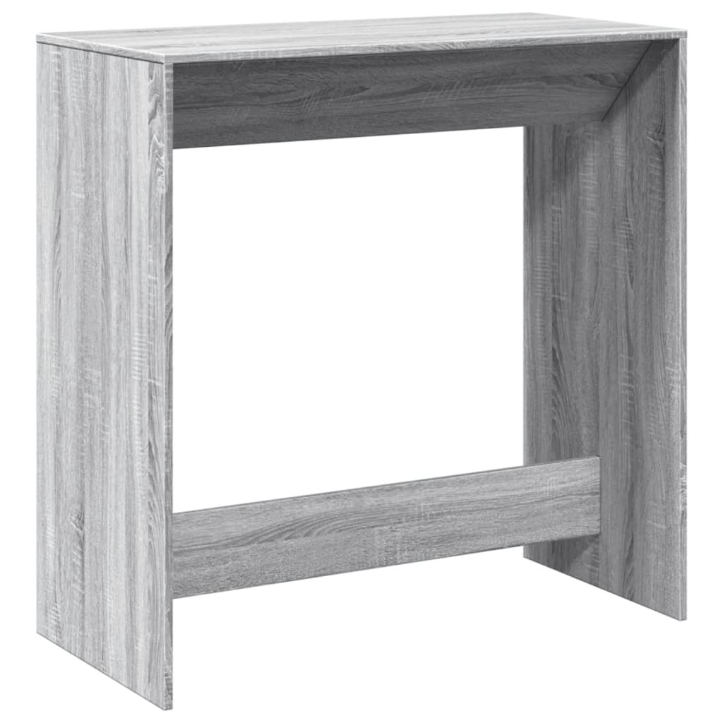 vidaXL Bar Table Grey Sonoma 102x50x103,5 cm Engineered Wood 2