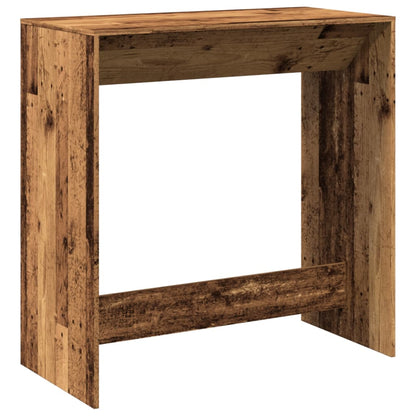 vidaXL Bar Table Old Wood 102x50x103,5 cm Engineered Wood 2