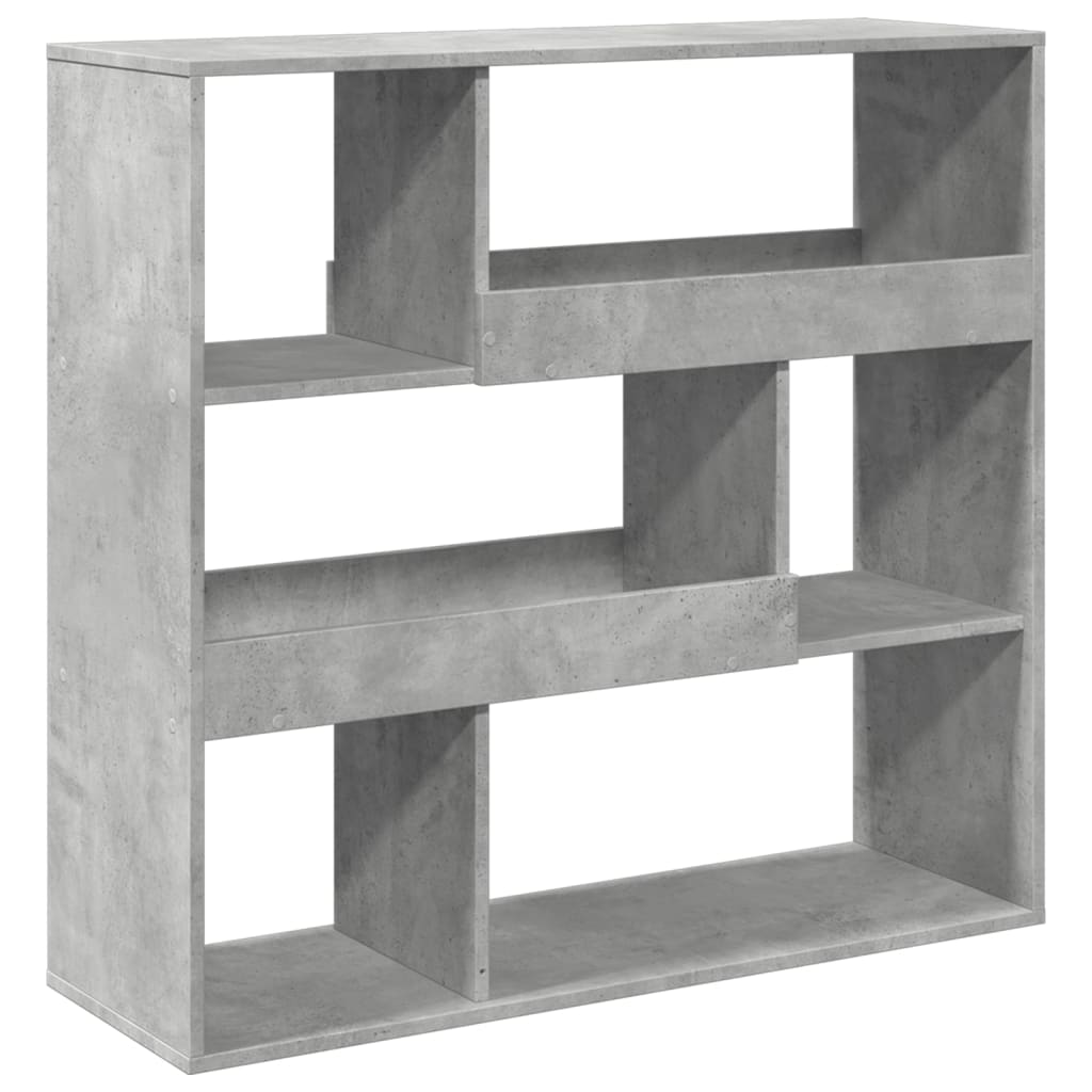 vidaXL Book Cabinet/Room Divider Concrete Grey 100x33x94,5 cm 2