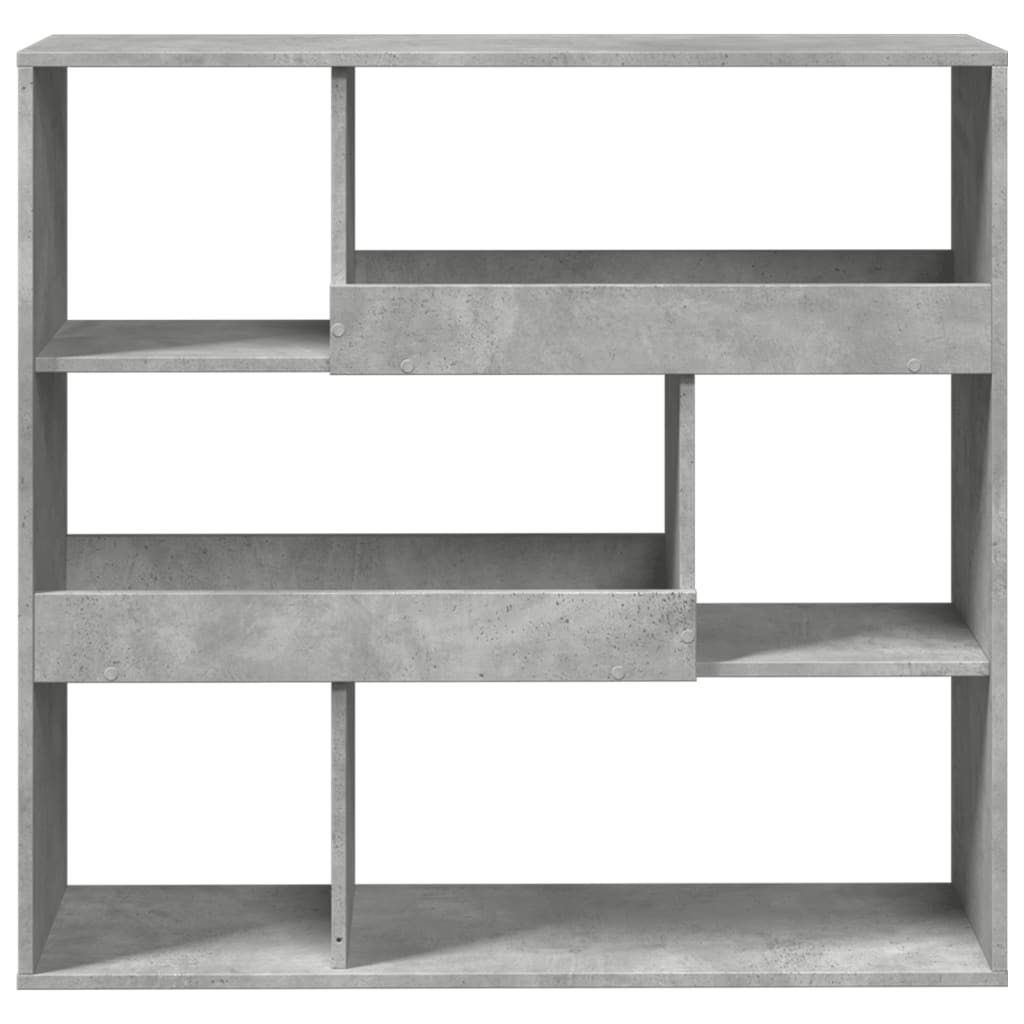 vidaXL Book Cabinet/Room Divider Concrete Grey 100x33x94,5 cm 3