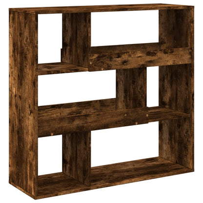 vidaXL Book Cabinet/Room Divider Smoked Oak 100x33x94,5 cm 2