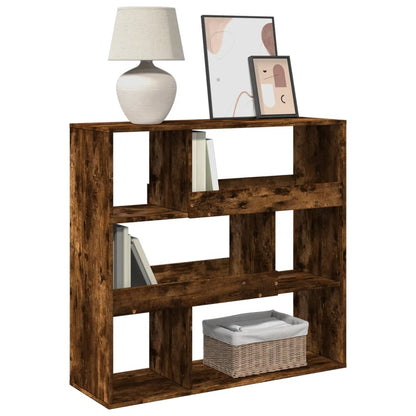 Book Cabinet/Room Divider 100x33x94,5 cm Height 94.5 cm Smoked oak