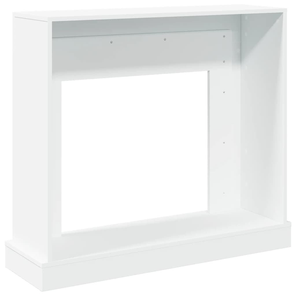 vidaXL Fireplace Surround White 100x30x87.5 cm Engineered Wood 6
