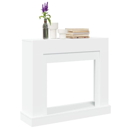 vidaXL Fireplace Surround White 100x30x87.5 cm Engineered Wood 1