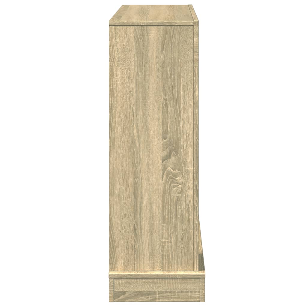 vidaXL Fireplace Surround Sonoma Oak 100x30x87.5 cm Engineered Wood 5