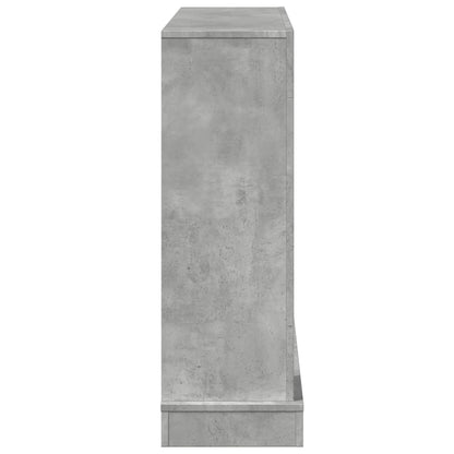 vidaXL Fireplace Surround Concrete Grey 100x30x87.5 cm Engineered Wood 5
