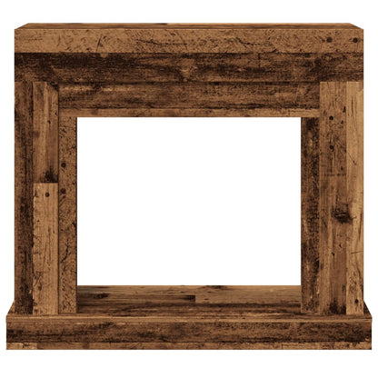 vidaXL Fireplace Surround Old Wood 100x30x87.5 cm Engineered Wood 4