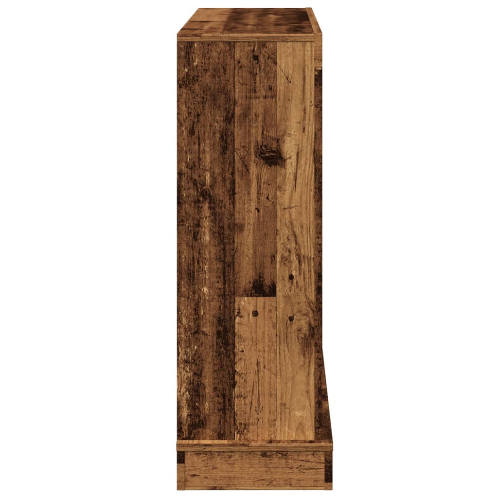vidaXL Fireplace Surround Old Wood 100x30x87.5 cm Engineered Wood 5