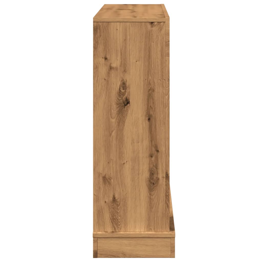 vidaXL Fireplace Surround Artisan Oak 100x30x87.5 cm Engineered Wood 5