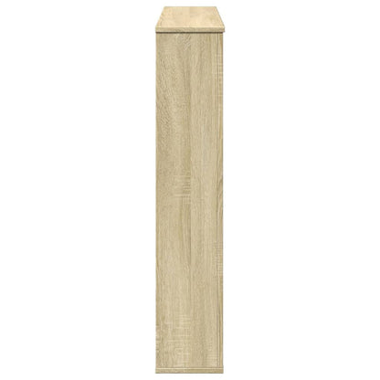 vidaXL Fireplace Surround Sonoma Oak 100x20x100 cm Engineered Wood 5