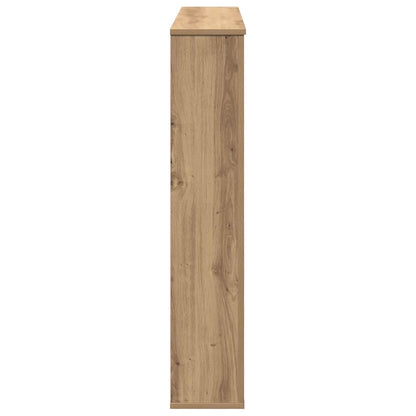 vidaXL Fireplace Surround Artisan Oak 100x20x100 cm Engineered Wood 5