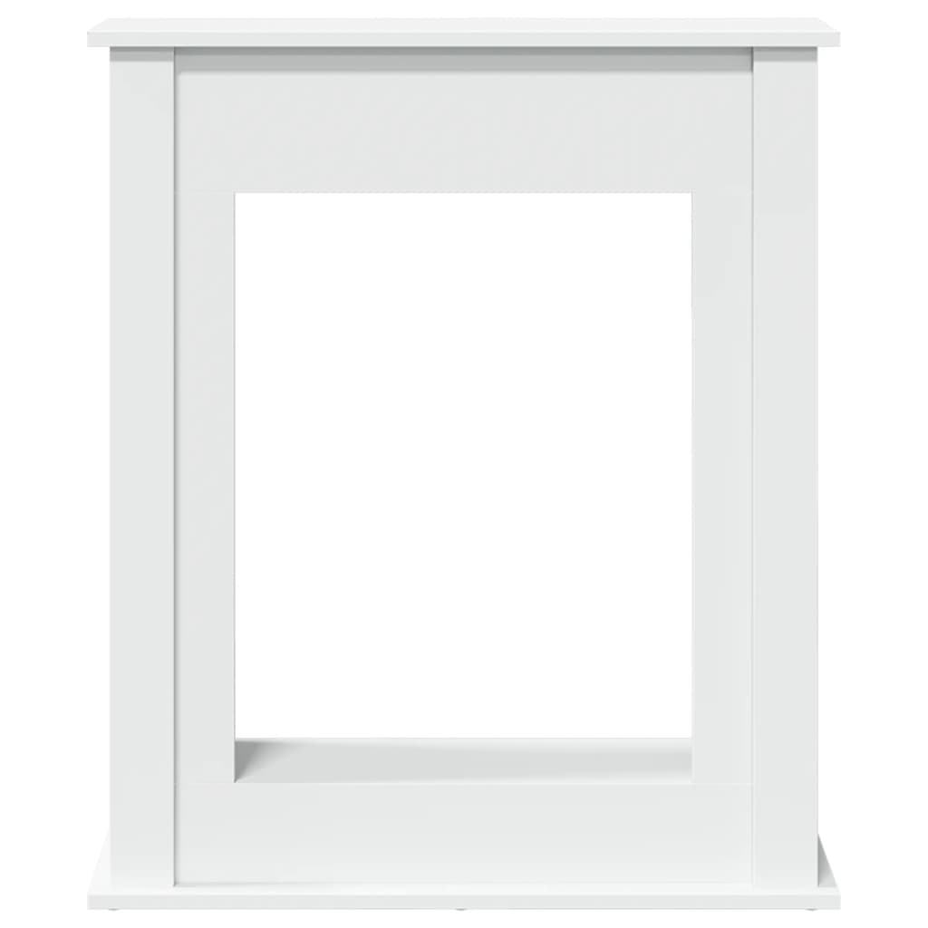 vidaXL Fireplace Surround White 75x20x87.5 cm Engineered Wood 4