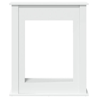vidaXL Fireplace Surround White 75x20x87.5 cm Engineered Wood 4