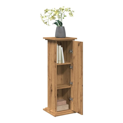 Display Stand with Storage Artisan oak