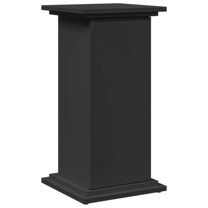 vidaXL Display Stand with Storage Black 31x30x60 cm Engineered Wood 2