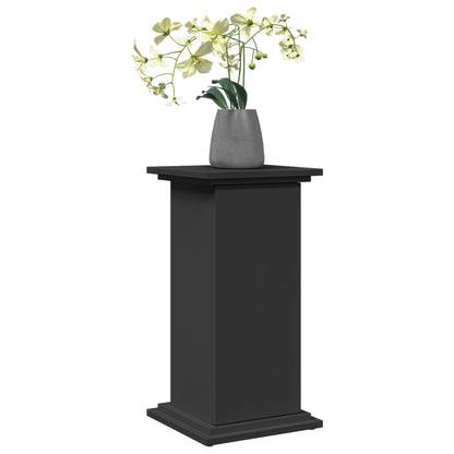 vidaXL Display Stand with Storage Black 31x30x60 cm Engineered Wood 3