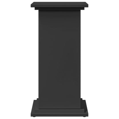 vidaXL Display Stand with Storage Black 31x30x60 cm Engineered Wood 5