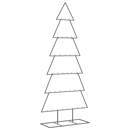 vidaXL Metal Christmas Tree for Decoration Black 180 cm 5