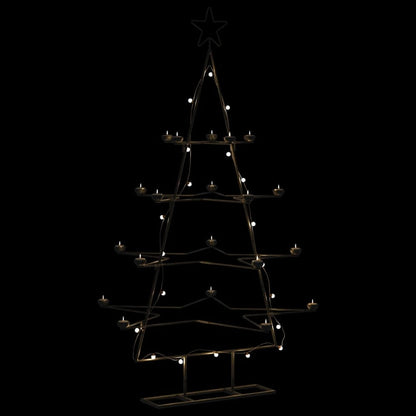 Metal Christmas Tree for Decoration Black