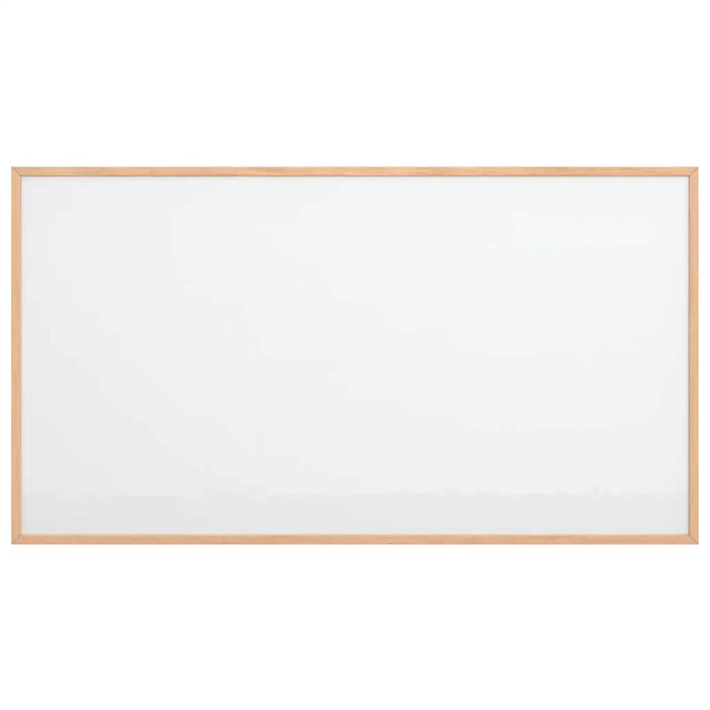 vidaXL Magnetic Whiteboard with Solid Pine Wood Frame 100x55 cm 3