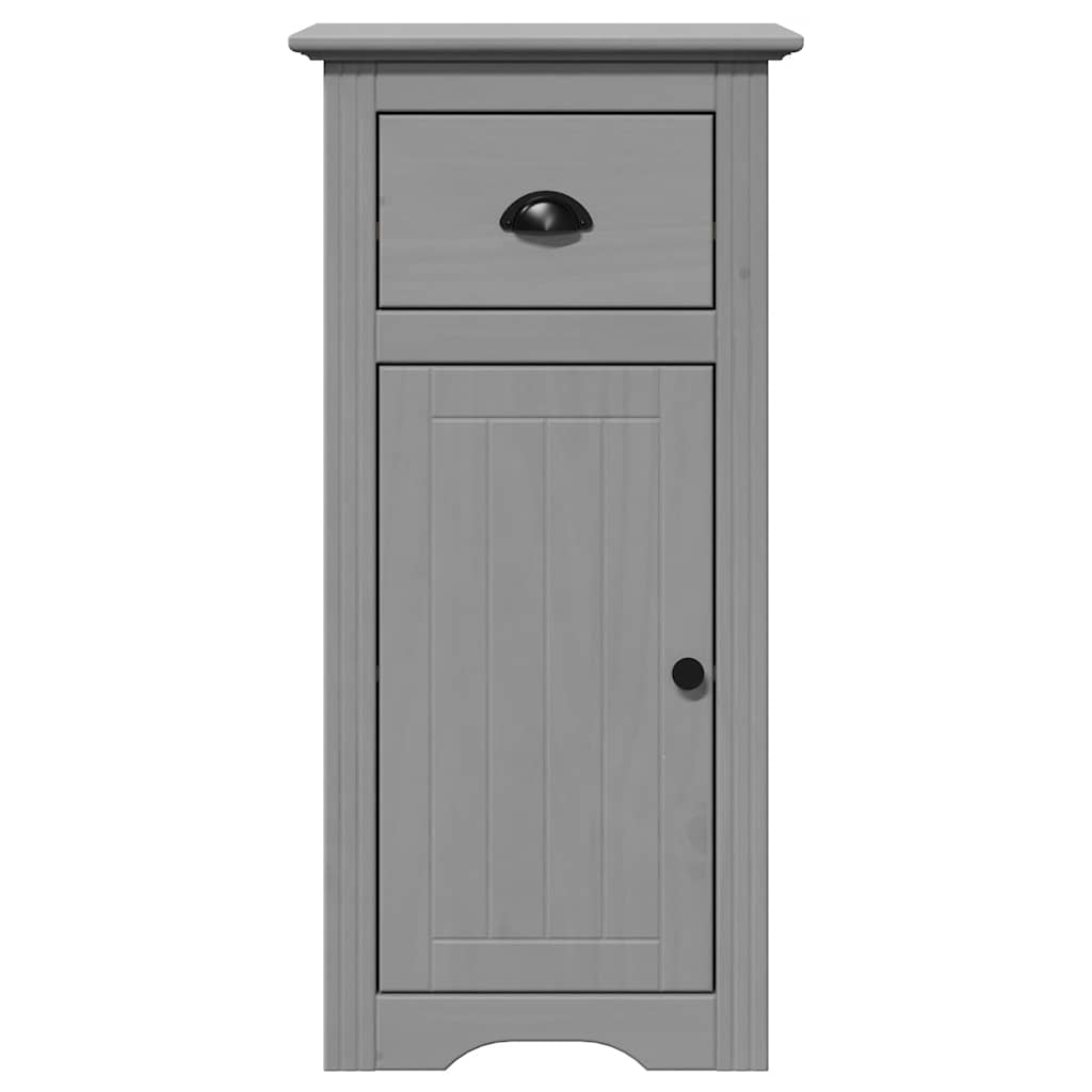 vidaXL Bathroom Cabinet BODO Grey 44x30x90 cm 4