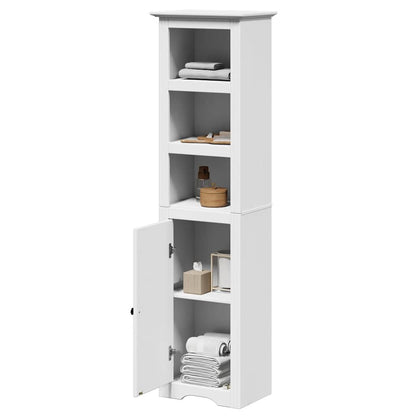 vidaXL Bathroom Cabinet BODO White 44x30x160 cm 1