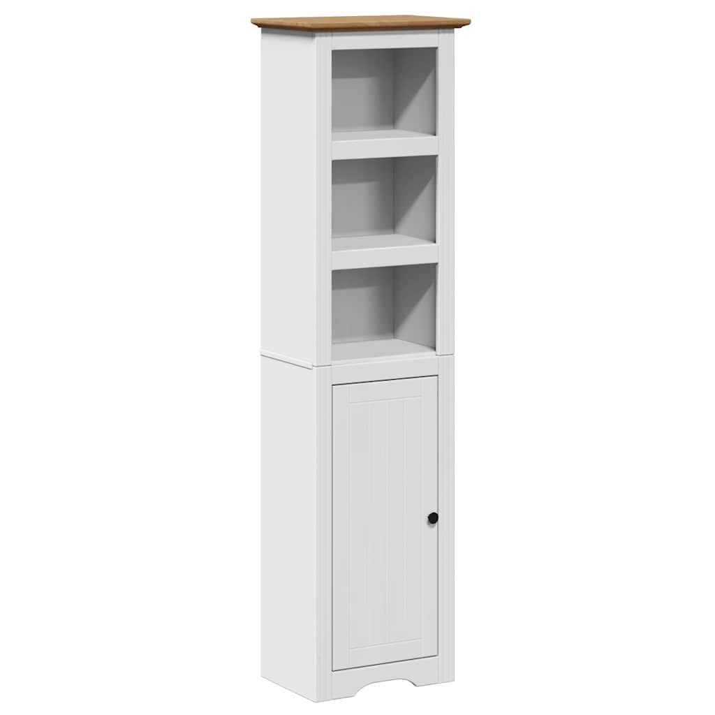Bathroom Cabinet "BODO" 44x30x160 cm White and brown
