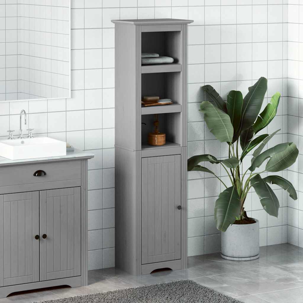 Bathroom Cabinet "BODO" 44x30x160 cm Grey