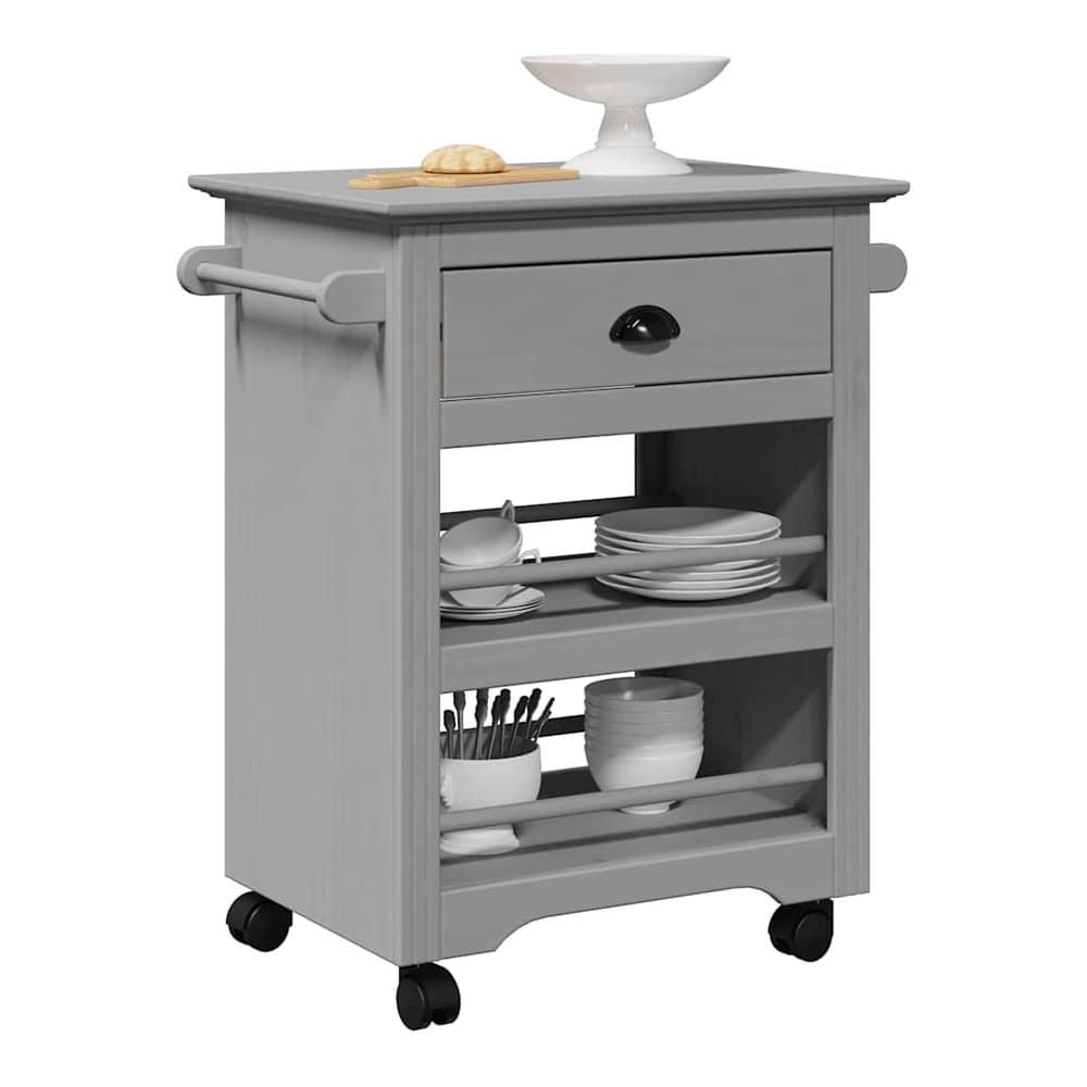 Kitchen Trolley "BODO" 67,5x45x80 cm Grey