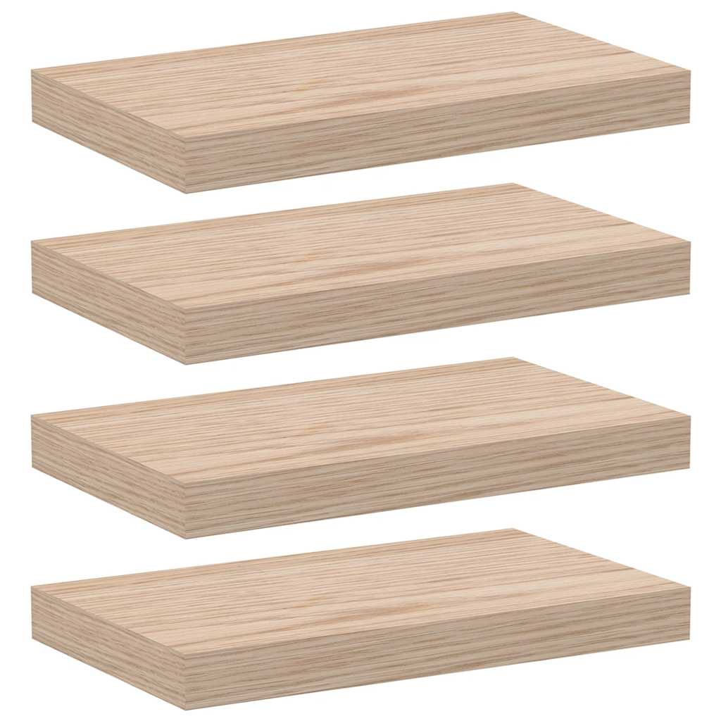 vidaXL Floating Shelves 4 pcs 40x23.5x4 cm Engineered Wood 2