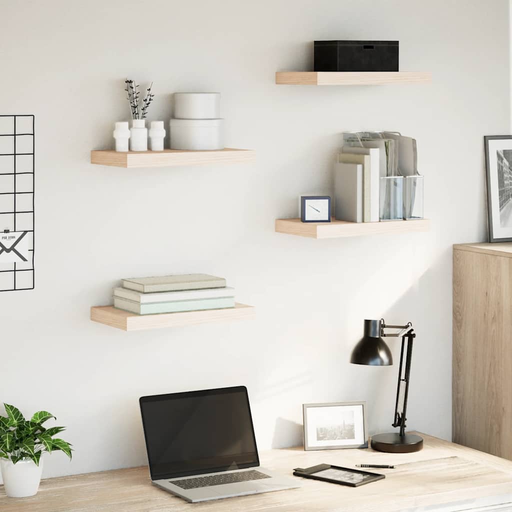 vidaXL Floating Shelves 4 pcs 40x23.5x4 cm Engineered Wood 1