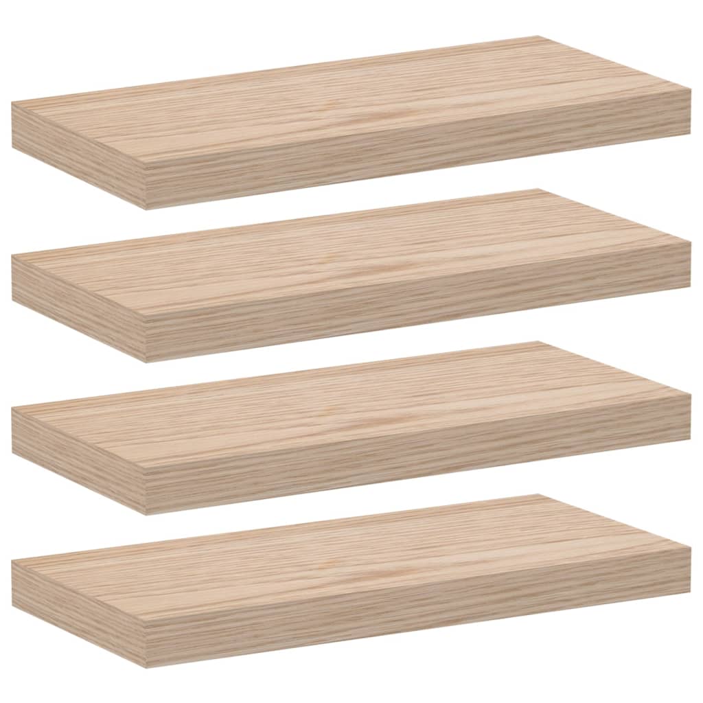 vidaXL Floating Shelves 4 pcs 50x23.5x4 cm Engineered Wood 2