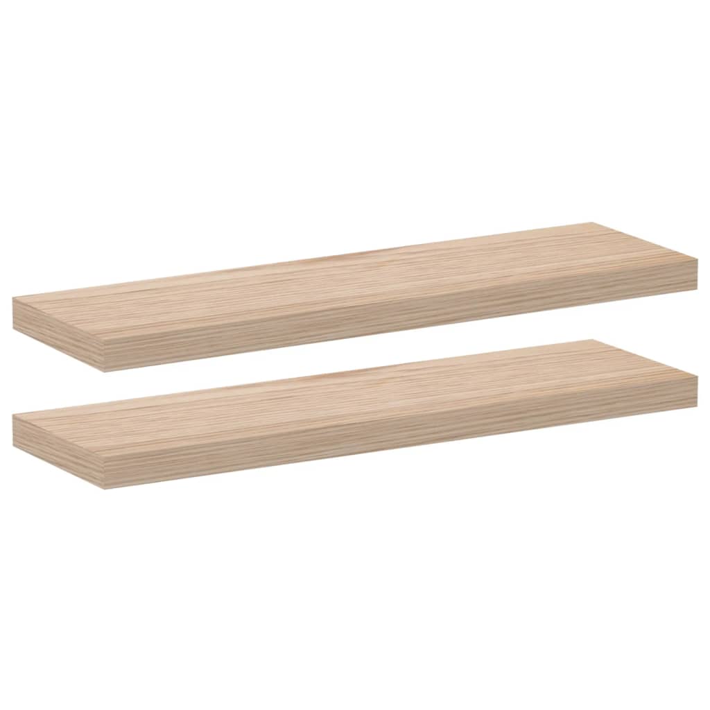 vidaXL Floating Shelves 2 pcs 80x23.5x4 cm Engineered Wood 2