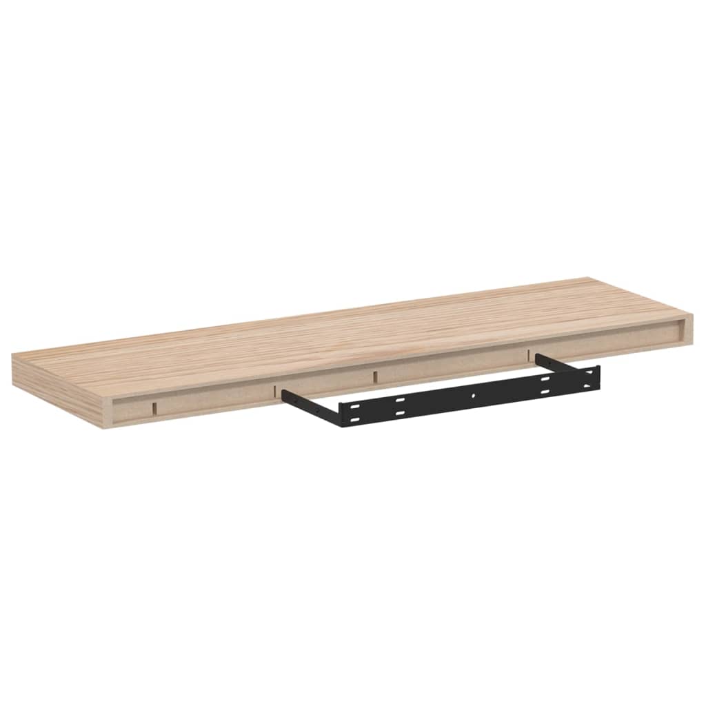 vidaXL Floating Shelves 2 pcs 80x23.5x4 cm Engineered Wood 5