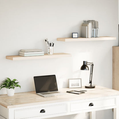 vidaXL Floating Shelves 2 pcs 90x23.5x4 cm Engineered Wood 1
