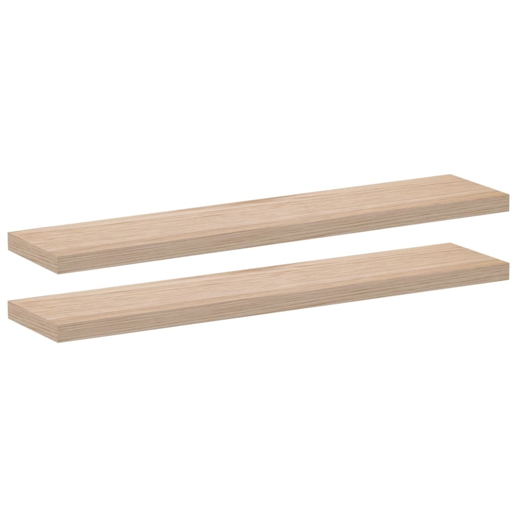 vidaXL Floating Shelves 2 pcs 110x23.5x4 cm Engineered Wood 2