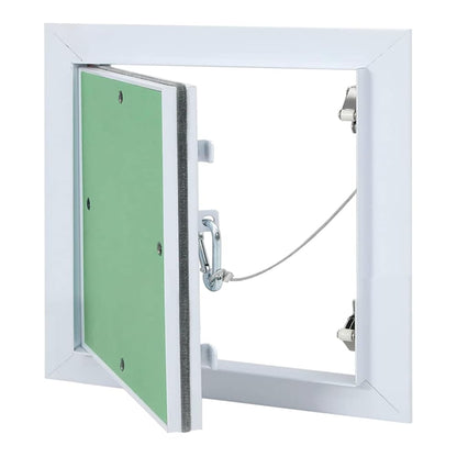 vidaXL Access Panel Green and Silver 30 x 30 cm Width 250 mm