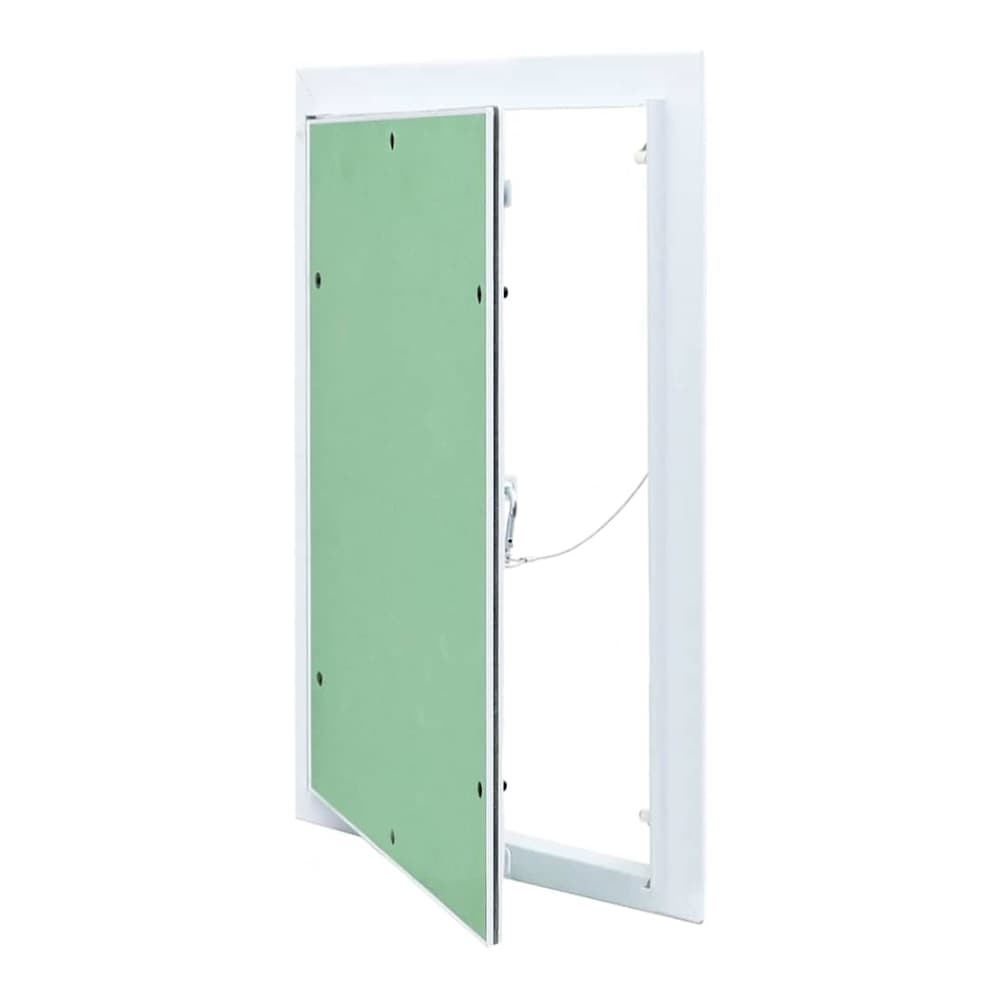 Access Panel Green and Silver 30 x 30 cm Width 250 mm 400 mm