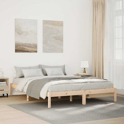 vidaXL Extra Long Bed Frame without Mattress 160x220 cm Solid Wood Pine 1